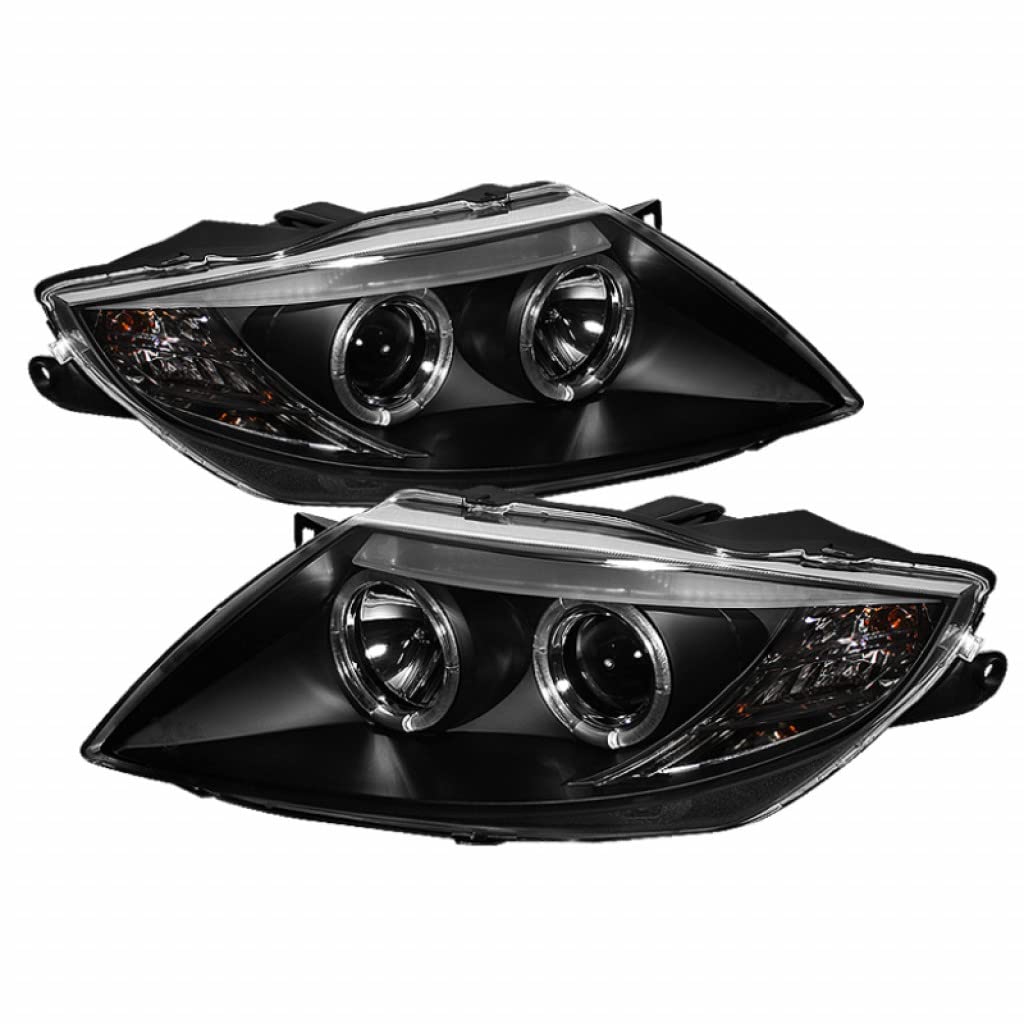 2003-2008 BMW Z4 Spyder Projector Headlights - HID Model with LED Halo (Black) | Part# 5029676 | Upgrade Your Night Driving & Style