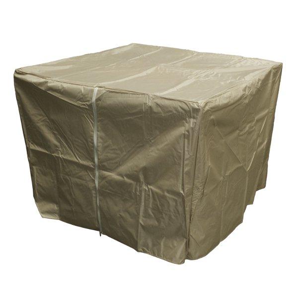 Hiland Heavy Duty Waterproof Propane Fire Pit Cover - Outdoor Patio Heater Protection for All Weather Use - Perfect for Backyard, Camping, and Deck