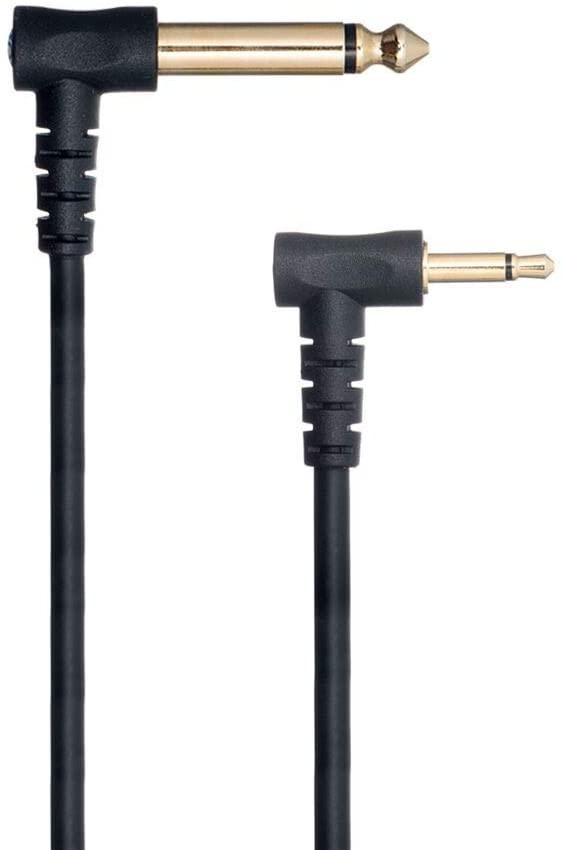 PocketWizard MP3 Mini to 1/4 Inch Mono Cable - 3ft Straight Audio Patch Cord for Studio Recording & Live Performances