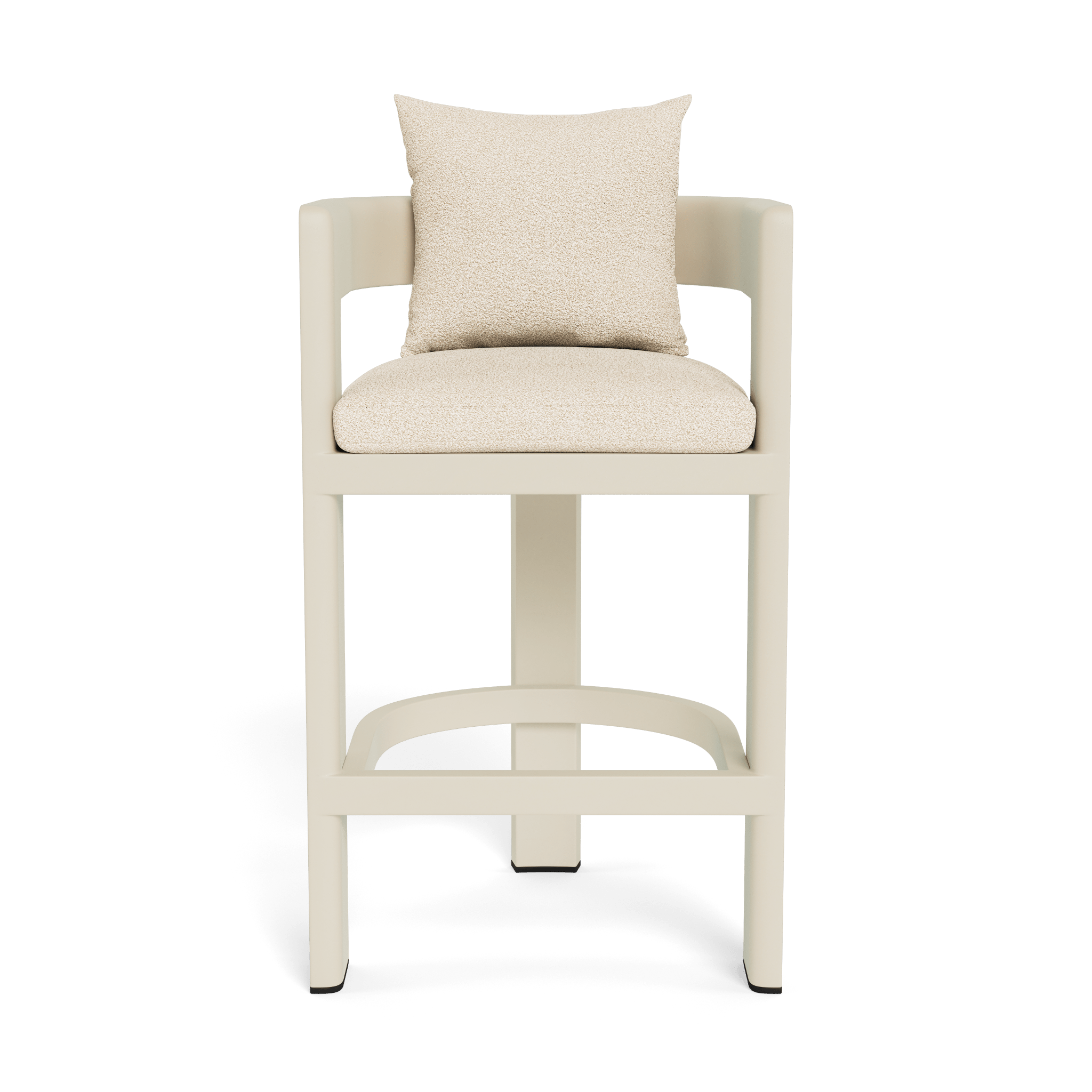 Victoria Aluminum Bar Stool - Adjustable Height Modern Kitchen Counter Stool with Padded Seat - Perfect for Home Bar, Kitchen Island & Dining Room Decor