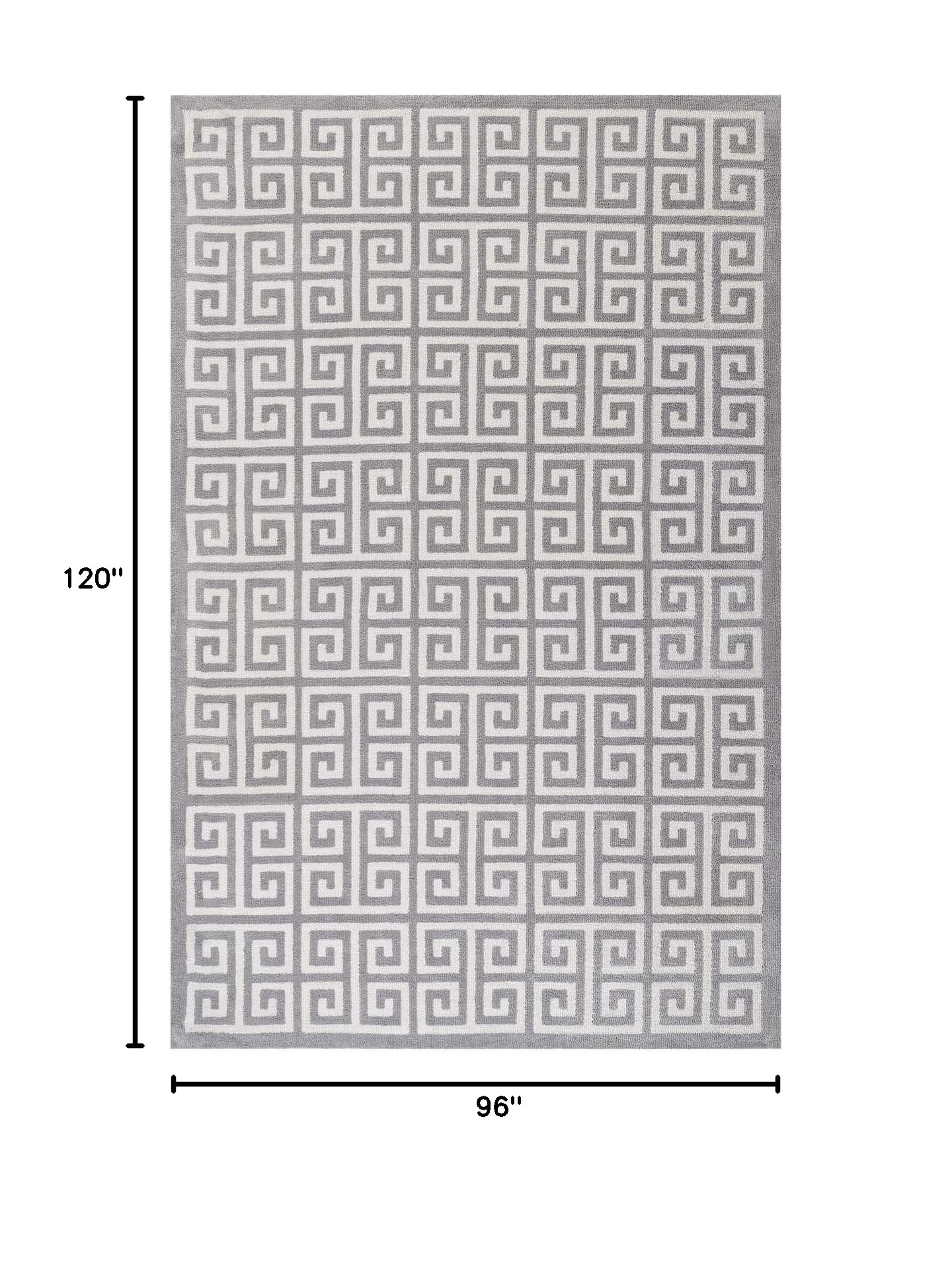 Modern Contemporary Urban Living Room Area Rug - Soft Fabric Floor Carpet Runner in Multi-Tone Gray - Perfect for Lounge, Bedroom & Home Decor