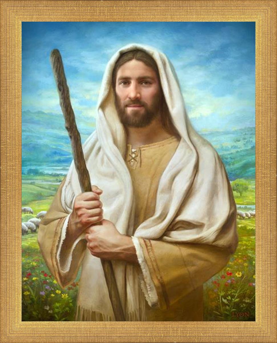 Feed My Sheep by Howard Lyon - Inspirational Christian Art Print for Home, Office & Church Decor - Perfect for Gifts & Spiritual Encouragement