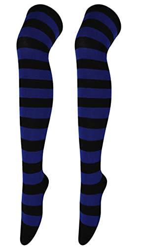 Striped/Blue&black