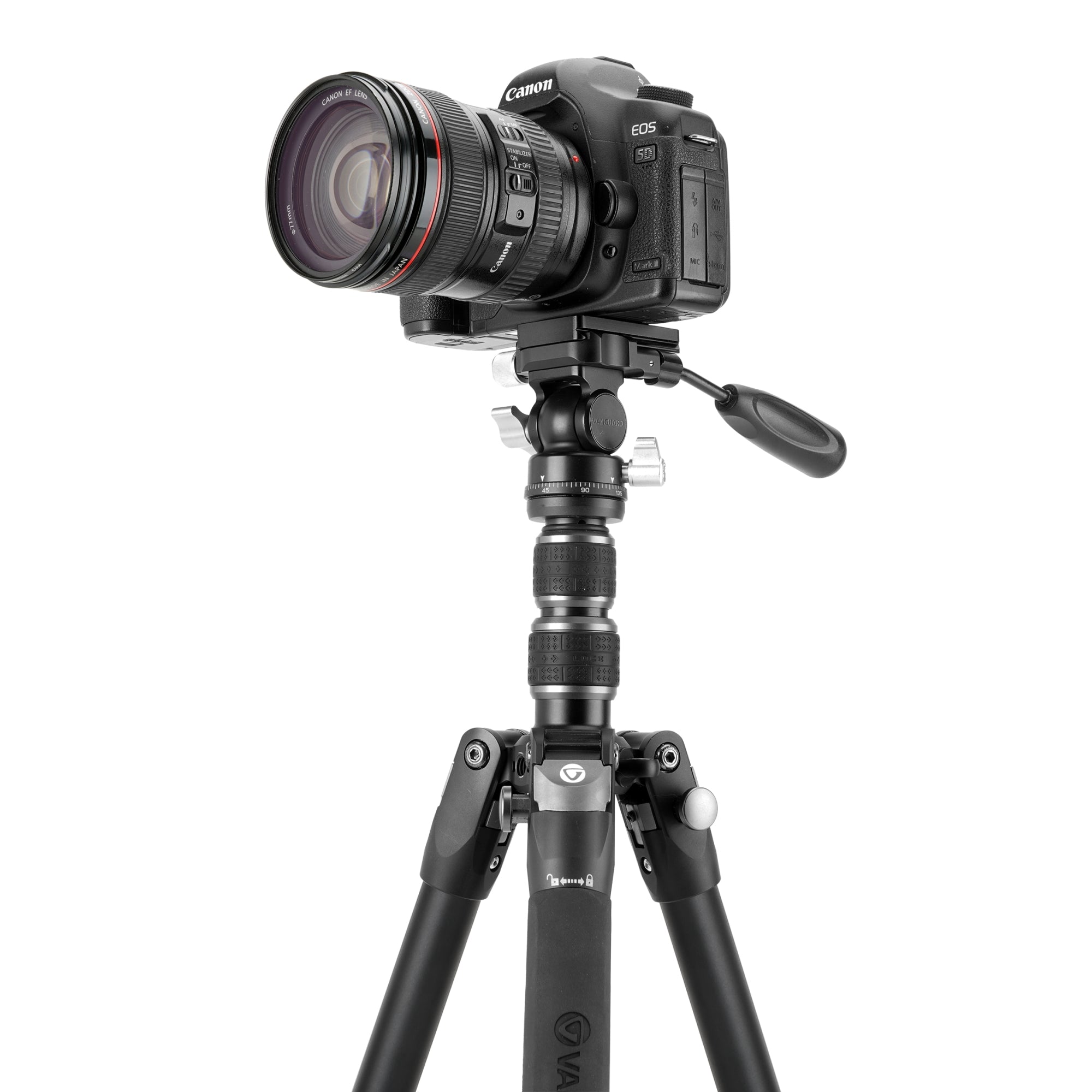 VEO 3T 265HAP Professional Aluminum Camera Tripod with 360° Ball Head - 65