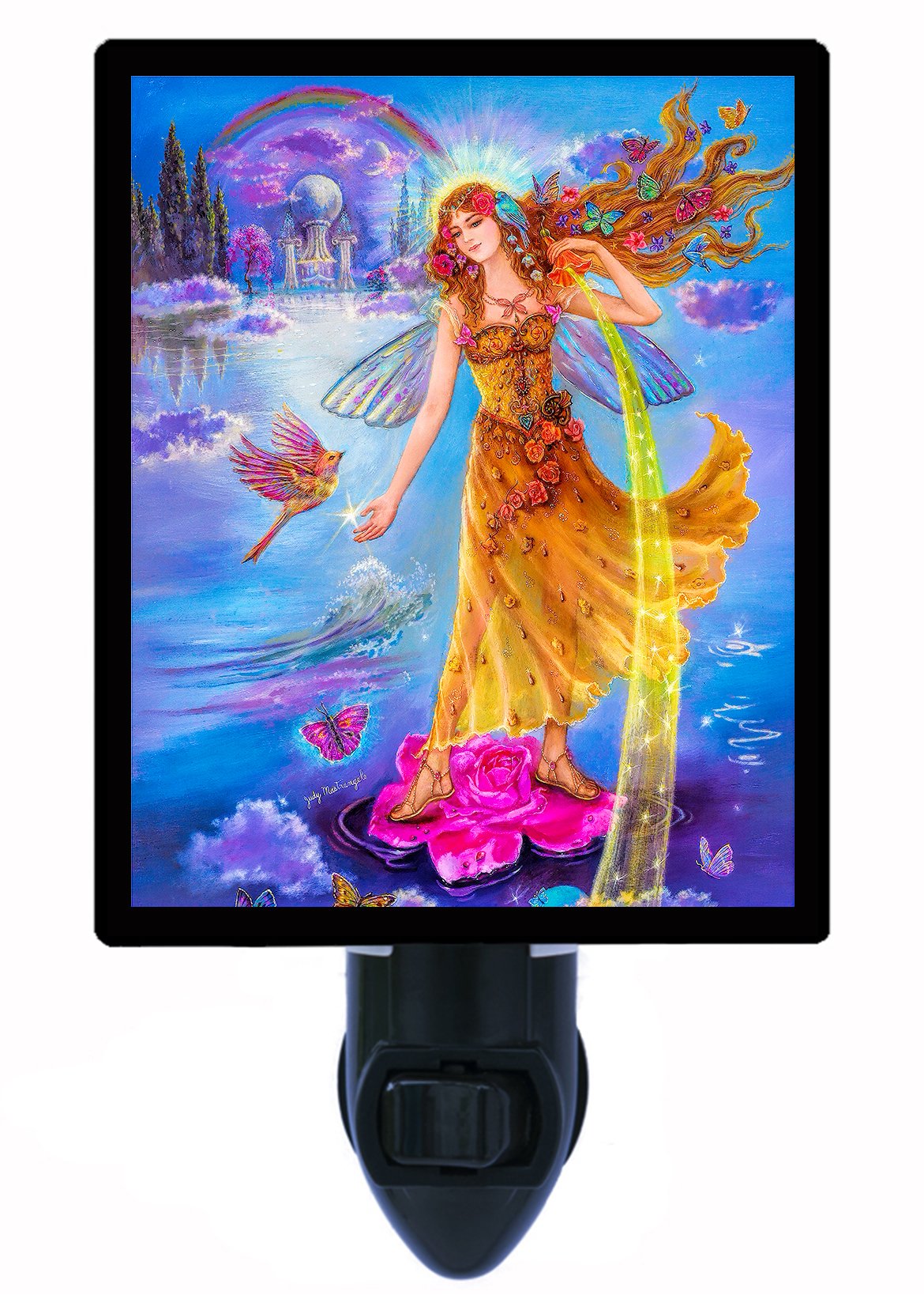 Fantasy LED Night Light - Star Dreams, Fairy & Rainbow Design for Kids' Bedroom, Nursery, or Relaxation