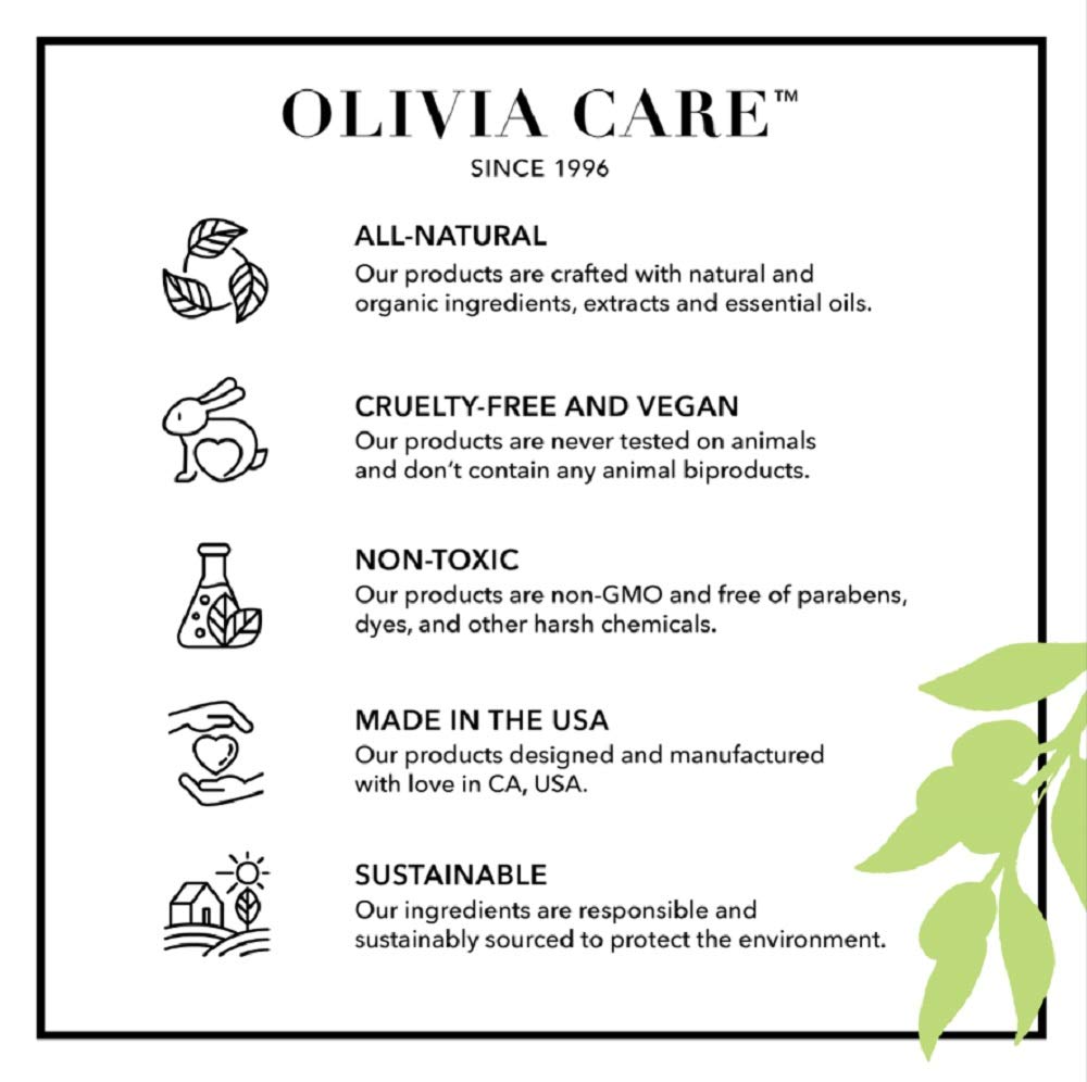 Olivia Care Antibacterial Hand Soap with Sage, Tea Tree Oil & Lavender Thyme - Moisturizing & Germ-Fighting Liquid Hand Wash for Kitchen, Bathroom & Home Use - 18.5 fl oz - Perfect for Daily Hygiene, Family Protection & Sensitive Skin Care