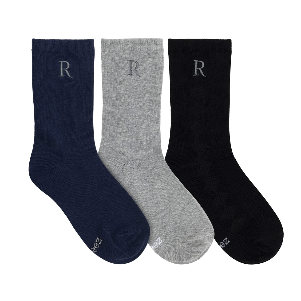 Robeez Formal Unisex Kids Dress Socks - Classic & Crew Style Children's Ankle Socks (3 Pack) - Perfect for Weddings, Church & Special Occasions