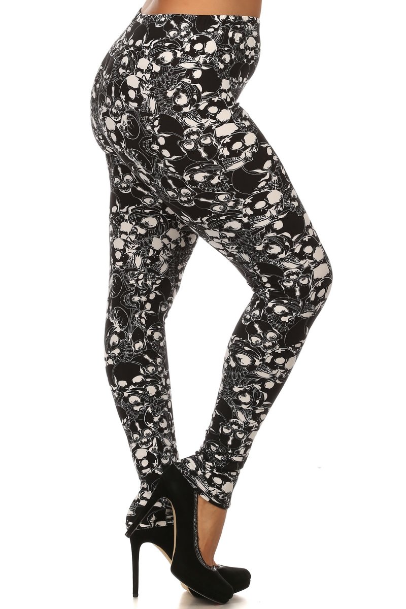 World of Leggings® Plus Size Buttery Soft Printed Leggings for Women - 45 Stylish Patterns | Comfortable Yoga Pants for Workout, Lounge & Everyday Wear