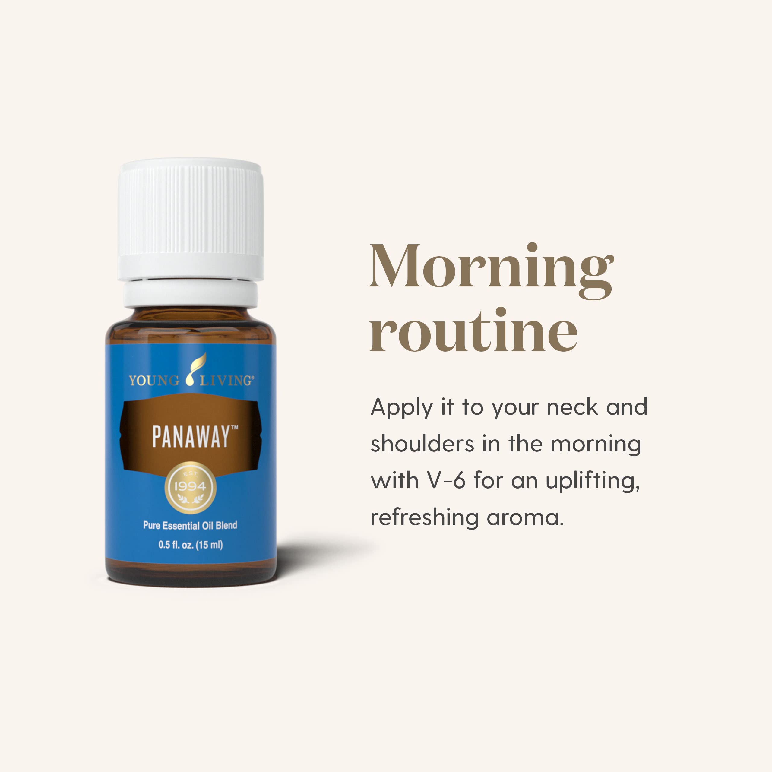 Young Living PanAway Essential Oil Blend - 15ml Clove Oil for Cooling & Soothing Relief | Travel & Camping Essential | Refreshing Aroma for Post-Workout Massage & Relaxation | Perfect for Athletes, Yoga & Outdoor Adventures