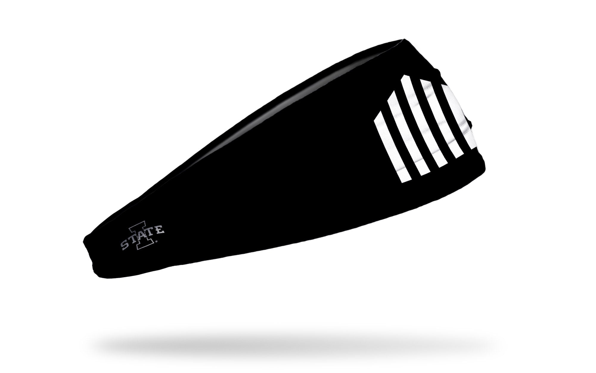 Iowa State University 5 Bar Black Big Bang Lite Headband - Stylish and Comfortable Headwear for Sports, Fitness, and Everyday Use
