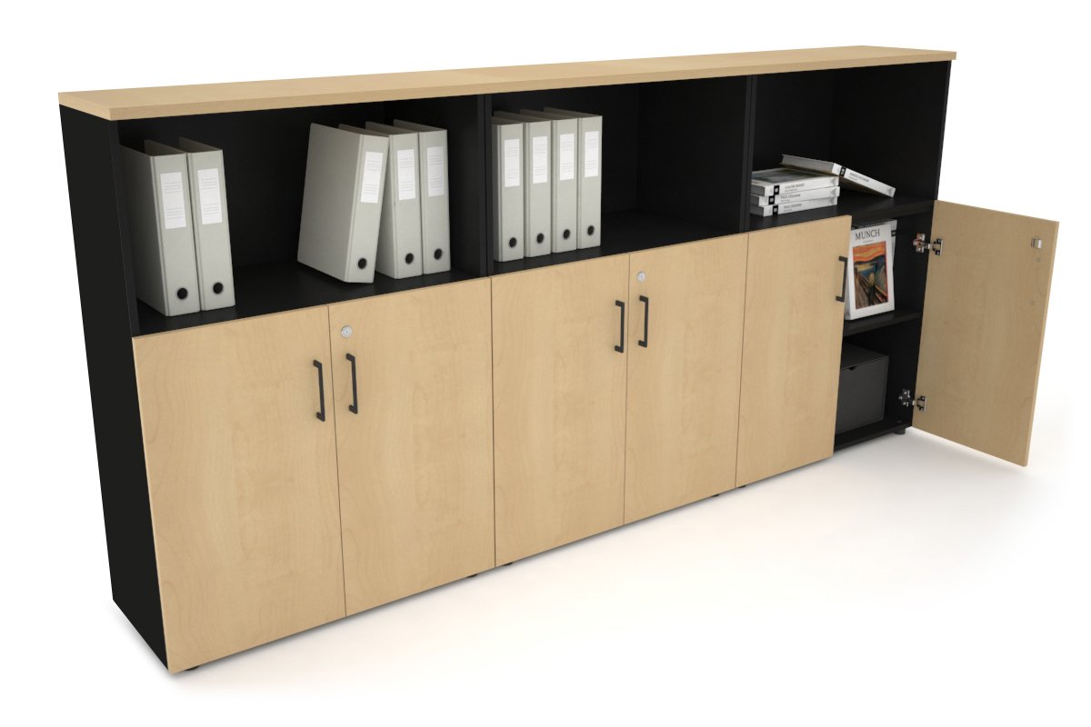 Medium Uniform Storage Cabinet with Small Doors [2400W x 1170H x 350D] - Perfect for Office, School, or Home Organization