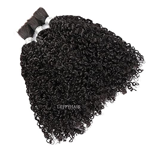 Premium Brazilian Virgin Human Hair Extensions - 26 Inch Curly Weft 3Pcs/Lot (300g) for Natural-Looking Volume & Length - Perfect for Braiding, Sew-in Weaves & Protective Styles