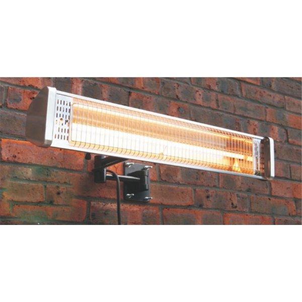 Wall Mounted Infrared Electric Patio Heater - Outdoor Space Heater for Patio, Deck & Garden - Energy Efficient Heating Solution for Cold Weather - Perfect for Restaurants, Cafes & Backyard Gatherings