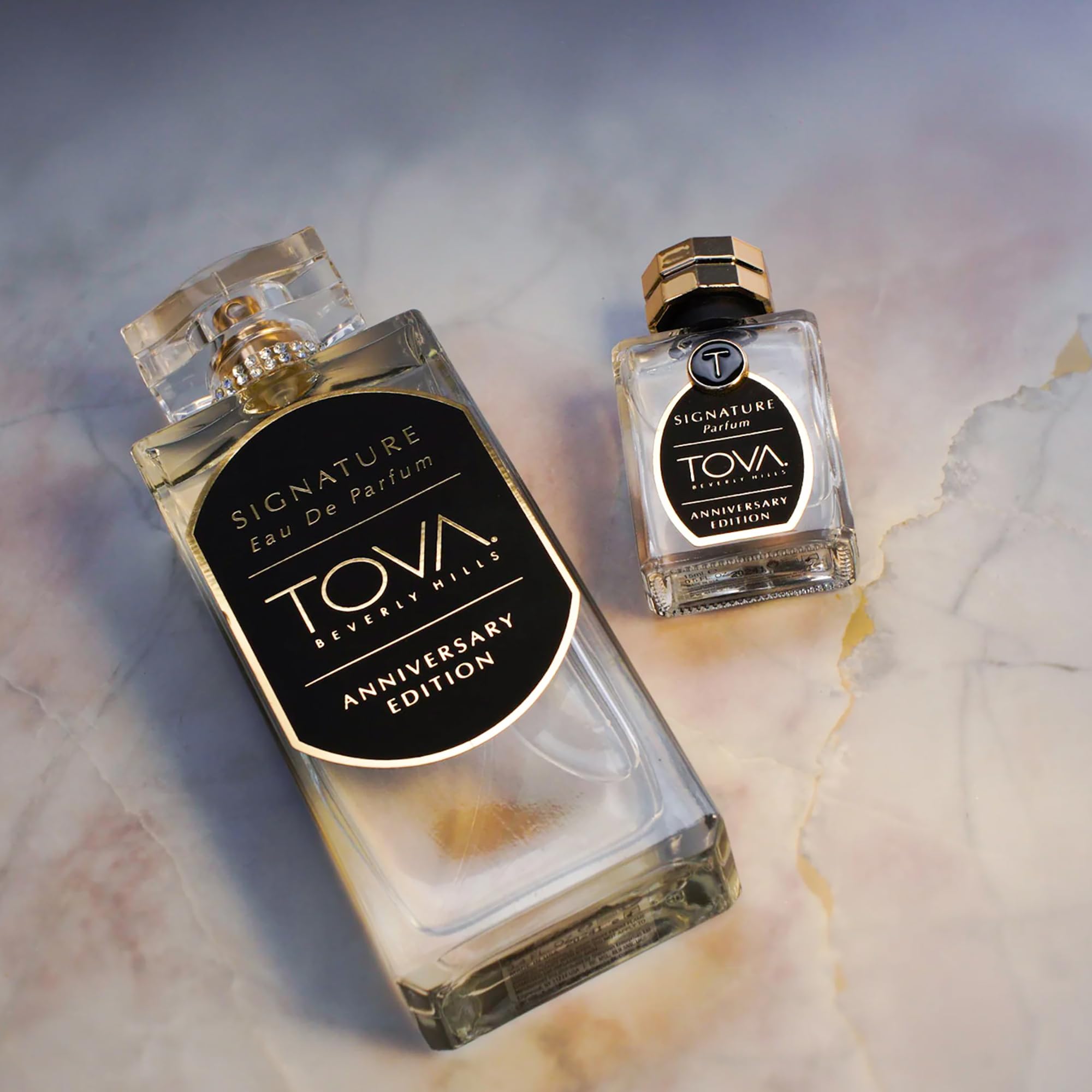 Tova Signature Eau De Parfum Anniversary Gift Set - 3.4oz + 0.5oz Perfume Bottles for Women, Luxury Fragrance Collection for Date Night & Special Occasions