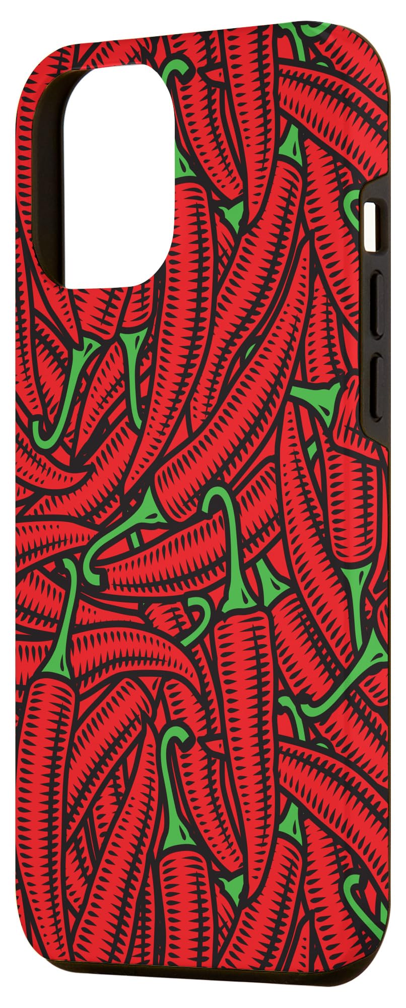 iPhone 12 Pro Max Case for Hot Sauce Lovers - Durable Red Chili Pepper Design - Perfect for Cooking Enthusiasts & Spicy Food Fans