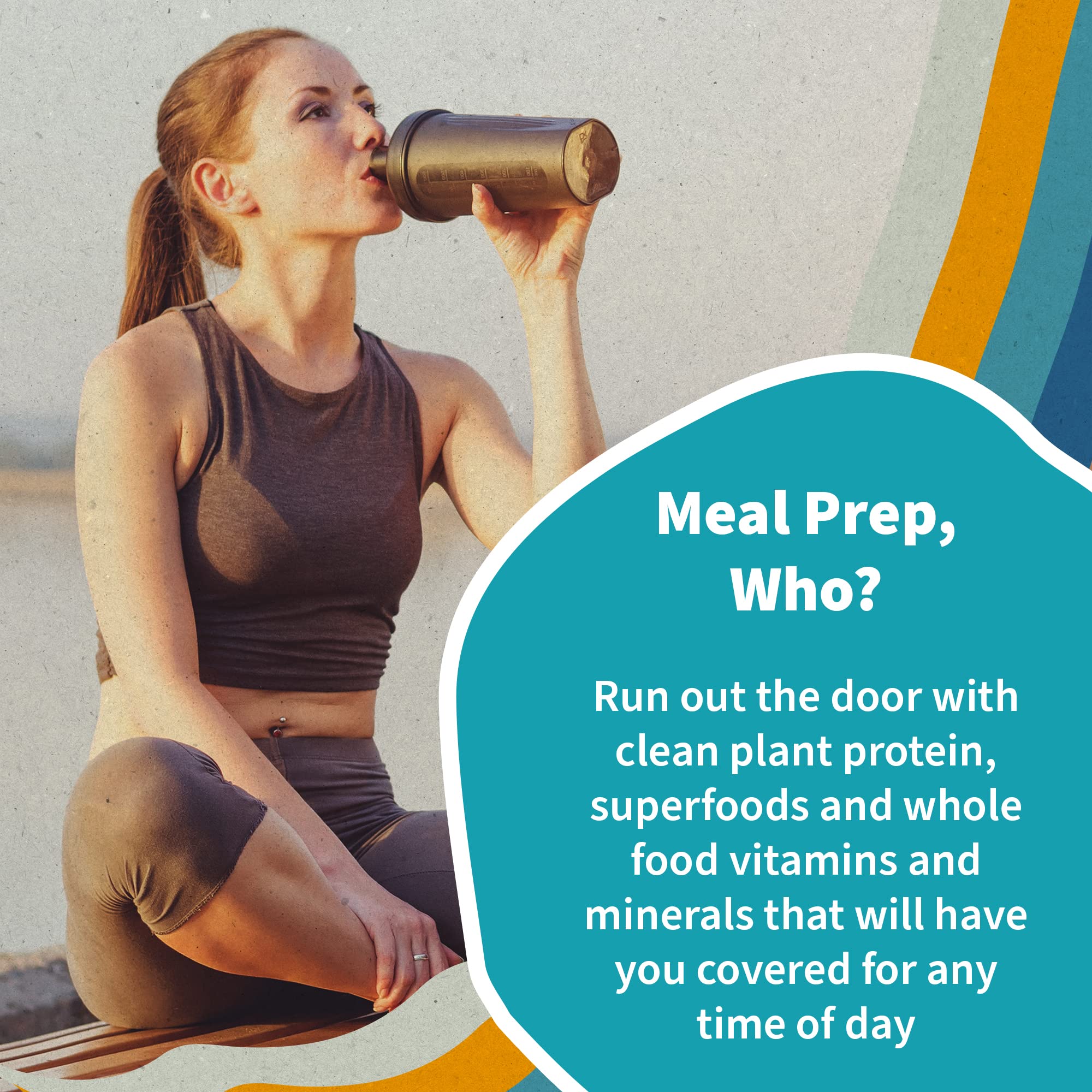 Garden of Life Vegan Protein Powder - Organic Plant-Based Meal Replacement Shake with Pea Protein, Sprouts, Greens & Probiotics | Dairy-Free, Lightly Sweetened | 28 Servings for Post-Workout Recovery & Healthy Weight Management