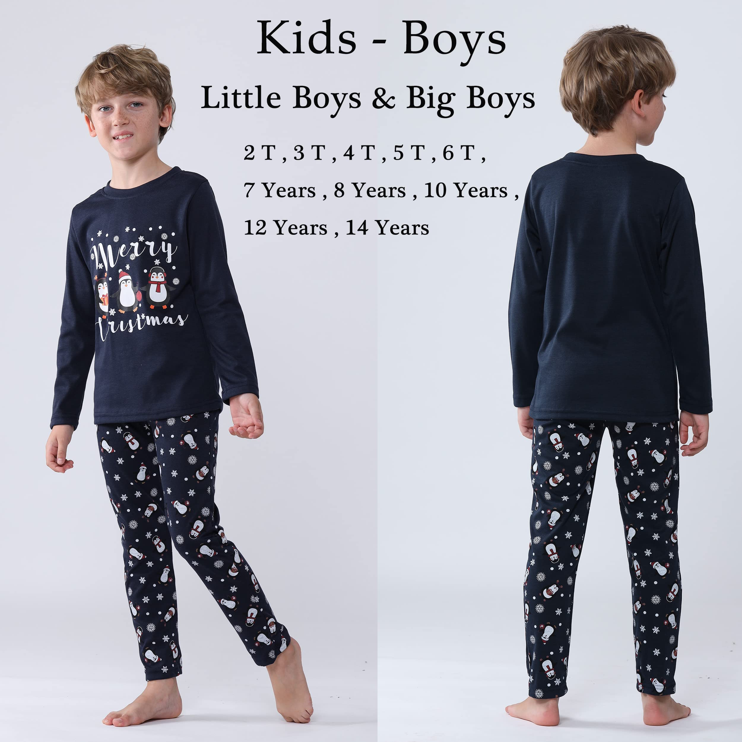 Vozanet Santa Pajama Set - Family Matching Christmas Sleepwear for Men, Women & Kids | Holiday Cozy Outfit