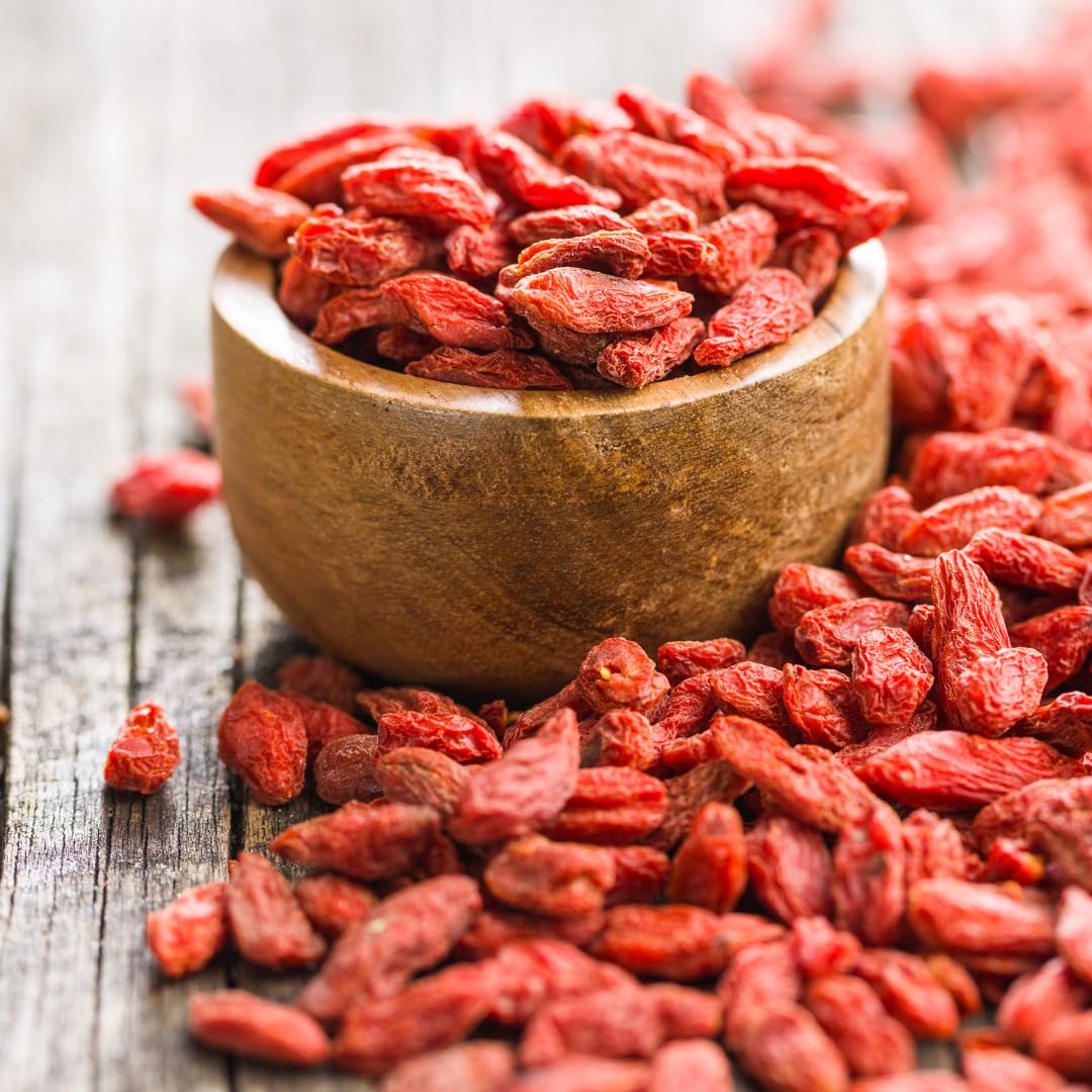 Organic Goji Berry Powder | Antioxidant-Rich Superfood for Smoothies, Teas & Baking | 24oz Resealable Bag | Non-GMO, Gluten-Free | Boost Energy & Immunity