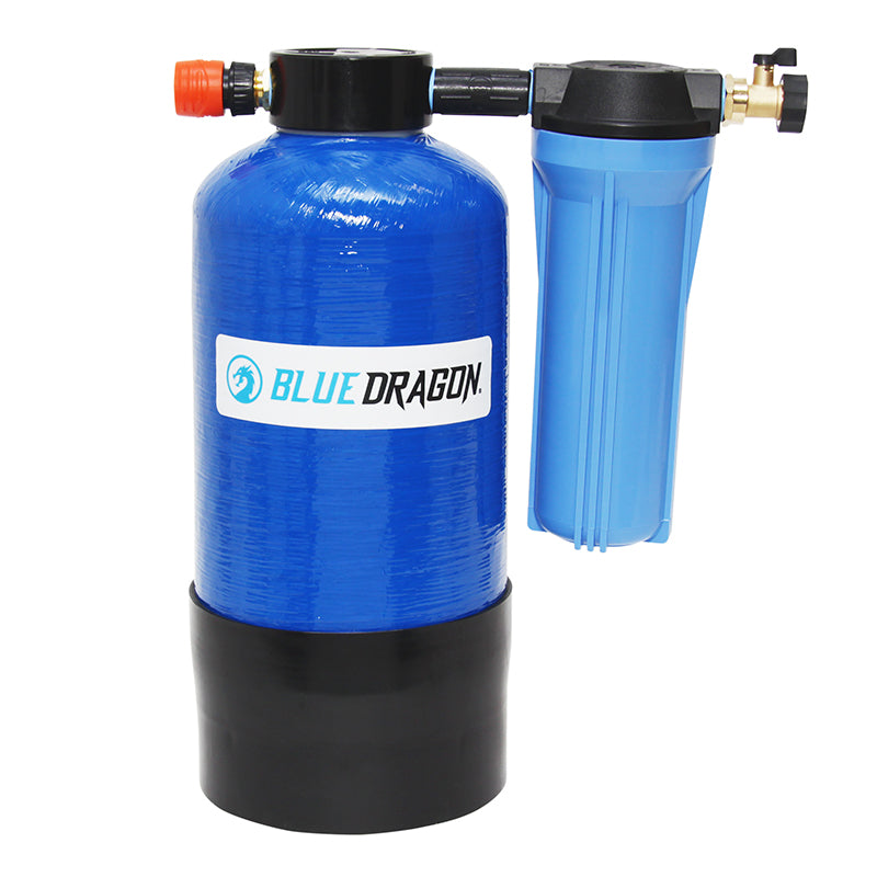 DI Fiberglass Tank .35cf With Carbon Filter - Water Filtration System for Home, Office & Aquarium Use