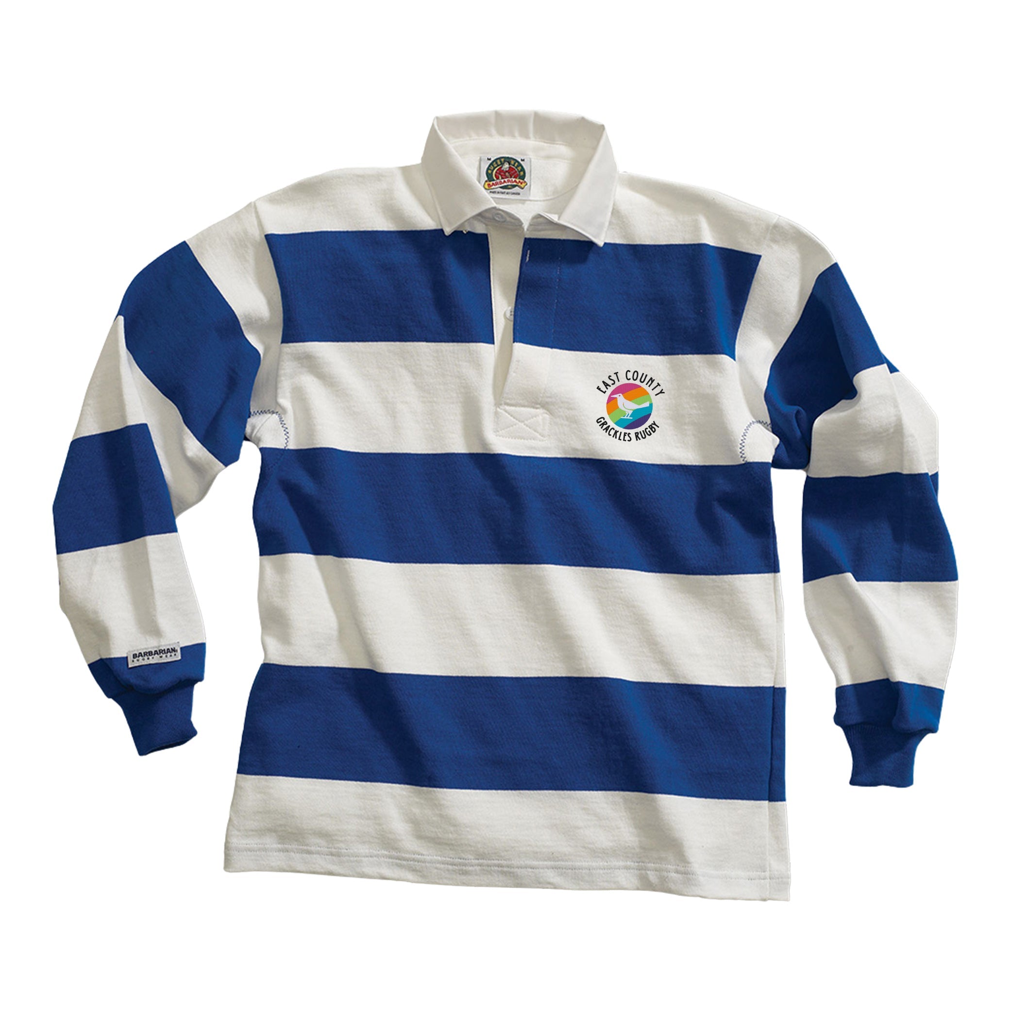 East Co. Grackles 4 Inch Stripe Jersey - Comfortable Cotton Blend T-Shirt for Men & Women - Perfect for Casual Wear, Sports & Outdoor Activities