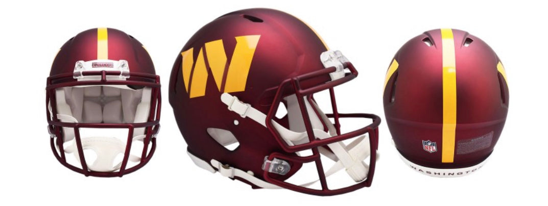 Washington Commanders Revolution Speed Authentic Football Helmet - Official NFL Licensed for Games, Collectibles & Fan Gear