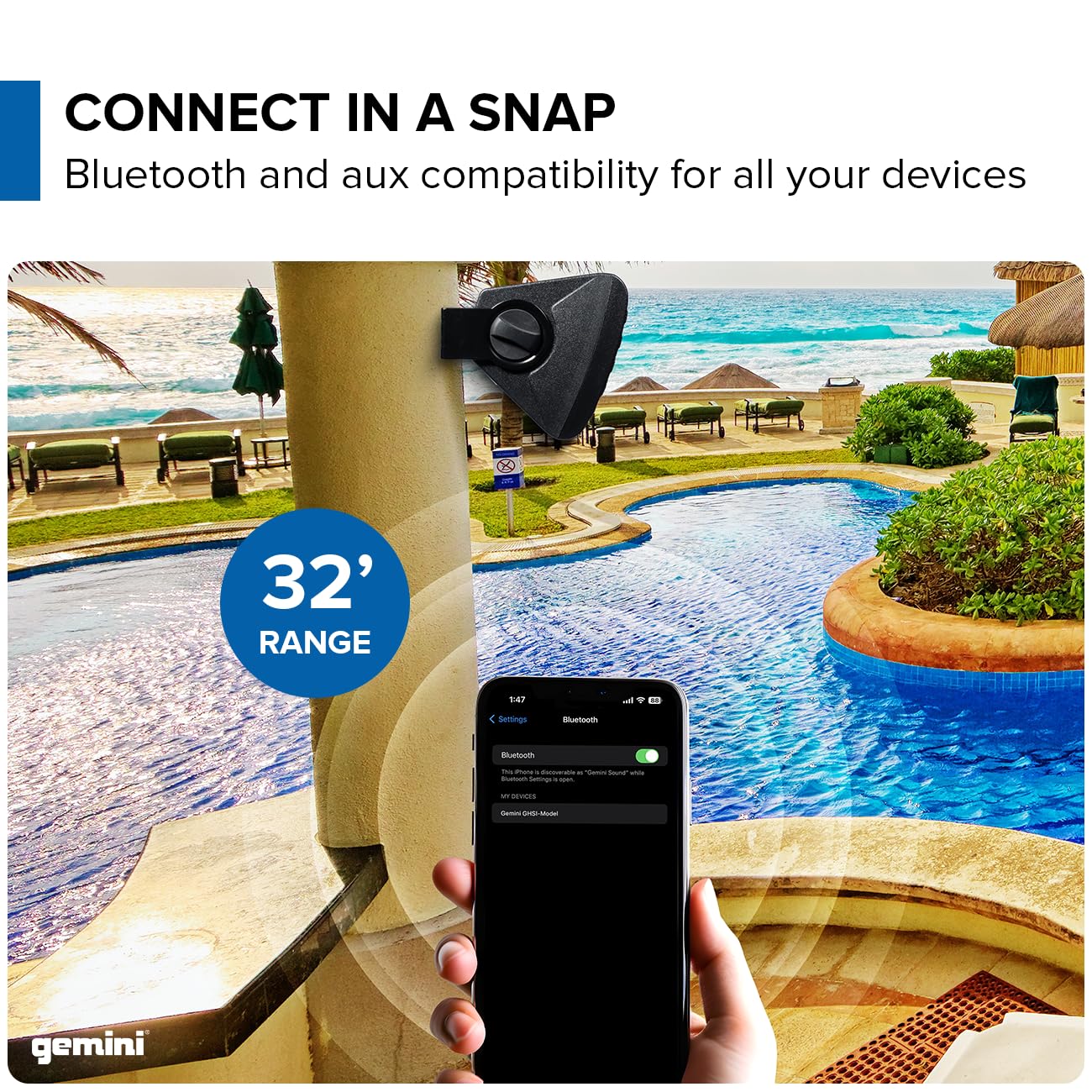 Gemini Sound GHSI-W650BT 6.5