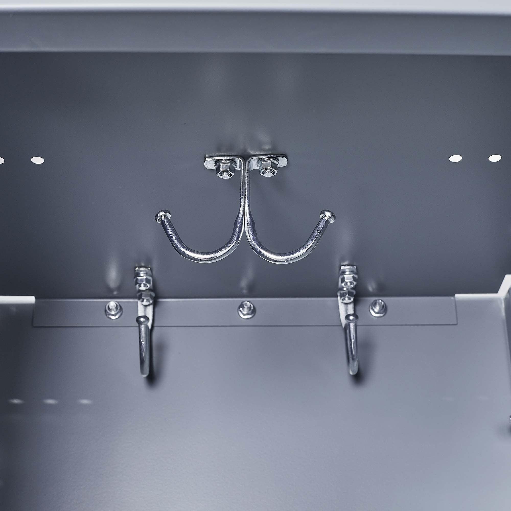 66H Heavy Duty Metal Lockers with Lock - Secure Storage Cabinet for Employees, Home Gym, Office, School & Garage - Durable Gray Steel Locker for Organization & Security