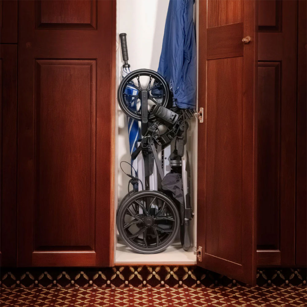 Bag Boy Slimfold Push Cart - Lightweight & Compact Golf Push Cart for Easy Transport - Perfect for Golfers on the Go
