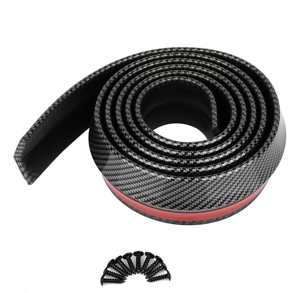 ECCPP Universal Front Bumper Lip Splitter - Black Car Spoiler for Most Vehicles | Aerodynamic Protection & Style Enhancement | Perfect for Street Racing & Custom Car Mods