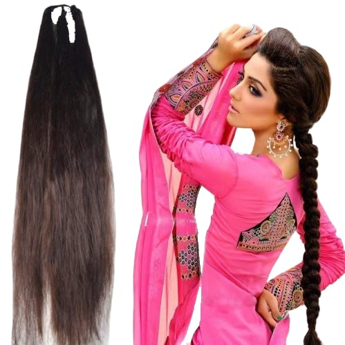 Premium Synthetic Hair Parandi - Traditional Indian Hair Braid Extension with Tassels for Women & Girls (Pack of 1) | Perfect for Weddings, Festivals & Cultural Events