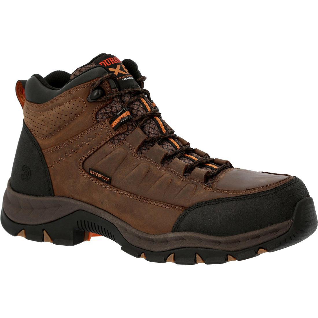 Renegade XP Timber Brown Alloy Toe Waterproof Hiking Boots for Men - Durable Work & Outdoor Shoes for Construction, Hunting & Hiking