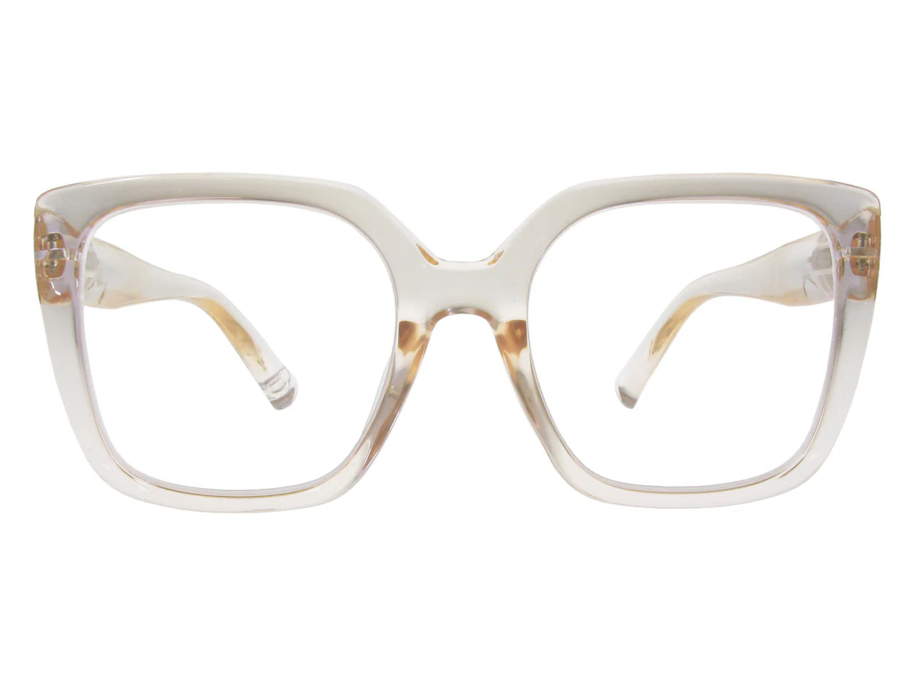 Deirdre Transparent Pink Reading Glasses for Women - Lightweight & Stylish Readers for Reading, Working & Computer Use