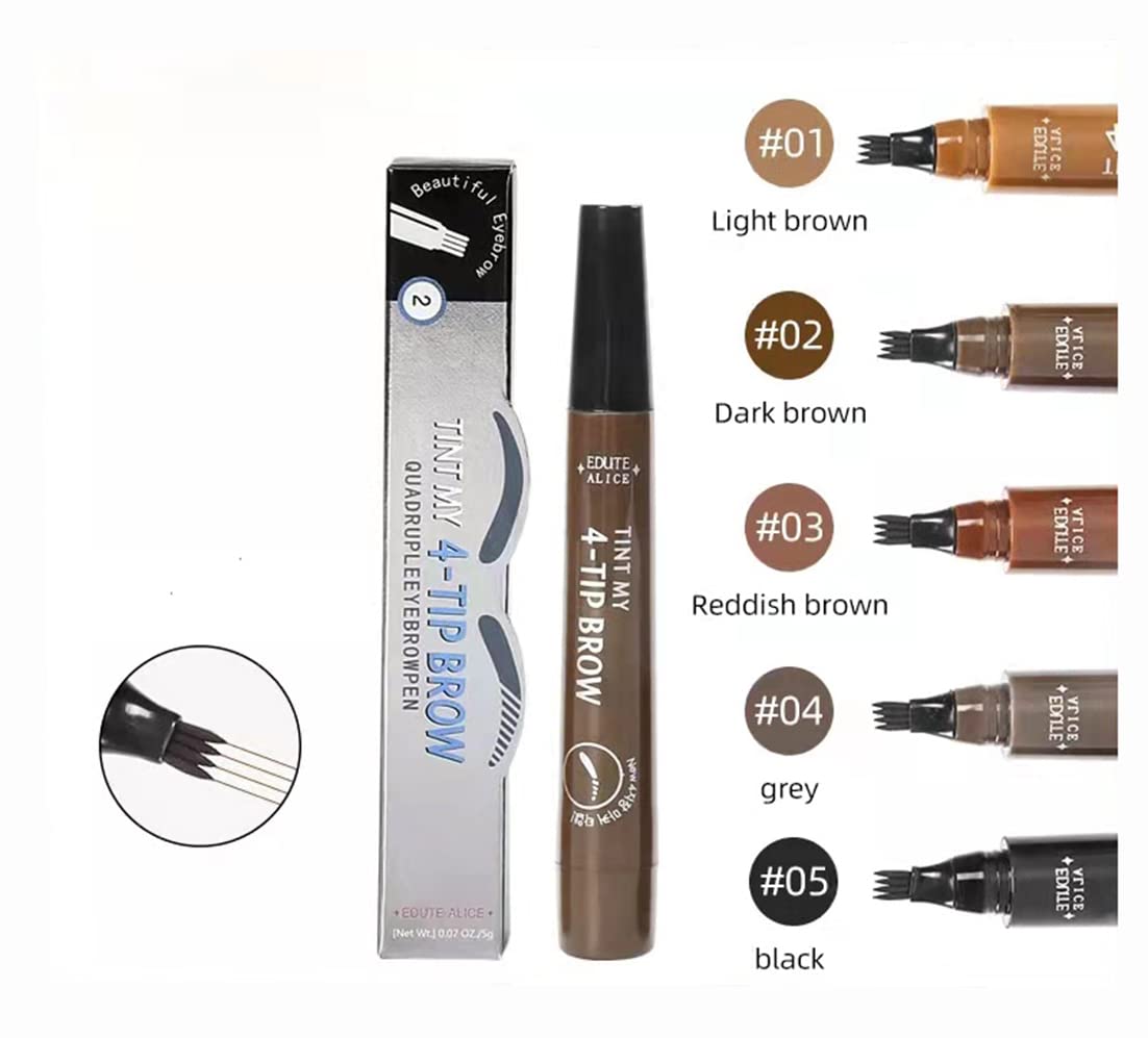 Professional Waterproof Eyebrow Pencil - Long Lasting, Easy to Shape, Natural Beige Color | Perfect for Daily Makeup & Eyebrow Enhancement