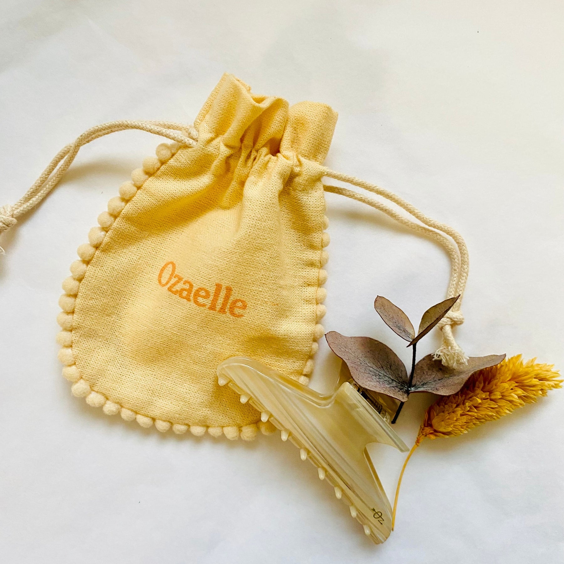 Pince Fine Anouck Small Model - Premium French Hair Clip for Women & Girls - Perfect for Weddings, Parties & Everyday Styling