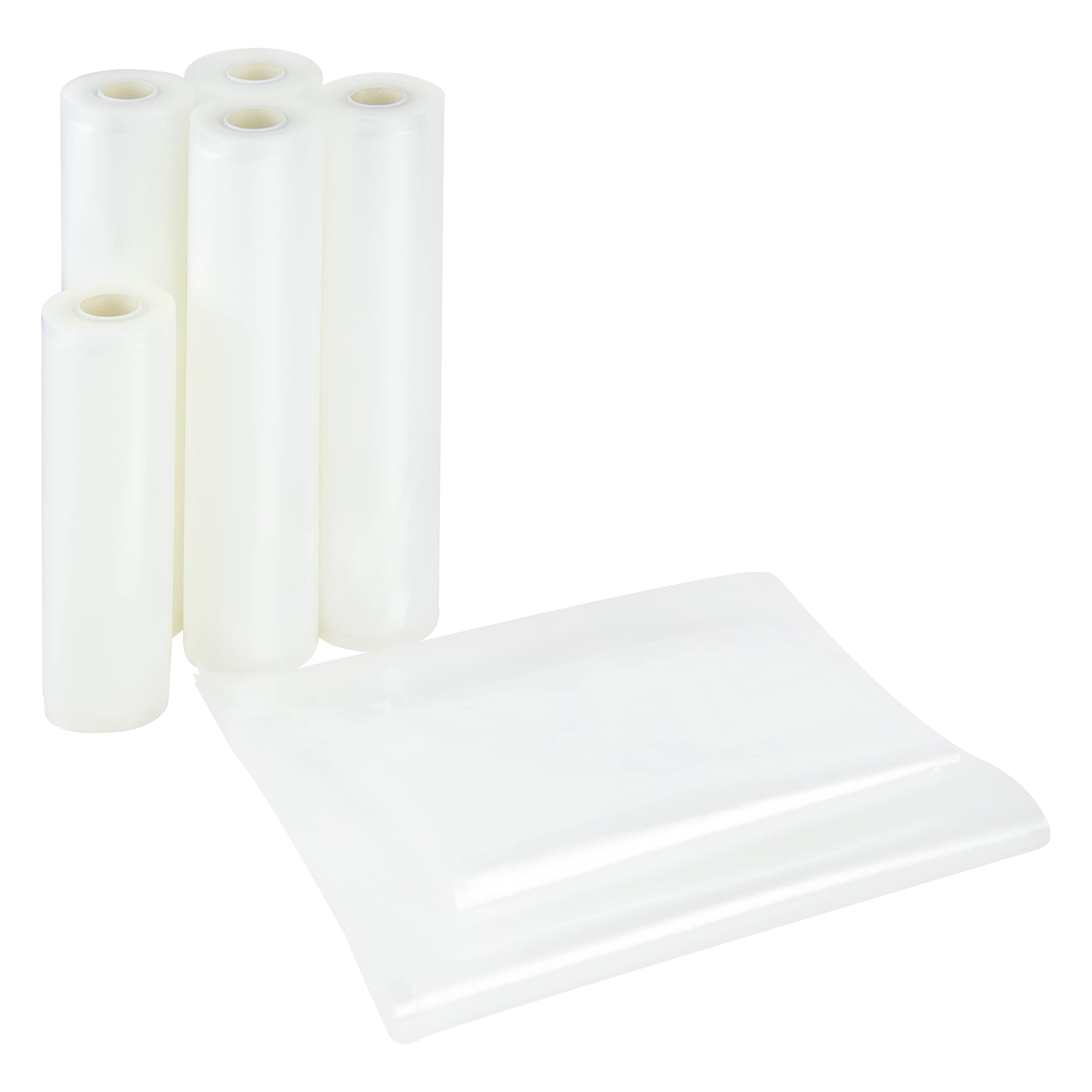 Black + Decker BDVPRB Universal Vacuum Sealer Bags & Rolls Variety Pack - 50 Count for Food Storage | Airtight Seal for Freshness | Perfect for Meal Prep, Sous Vide & Freezer Organization