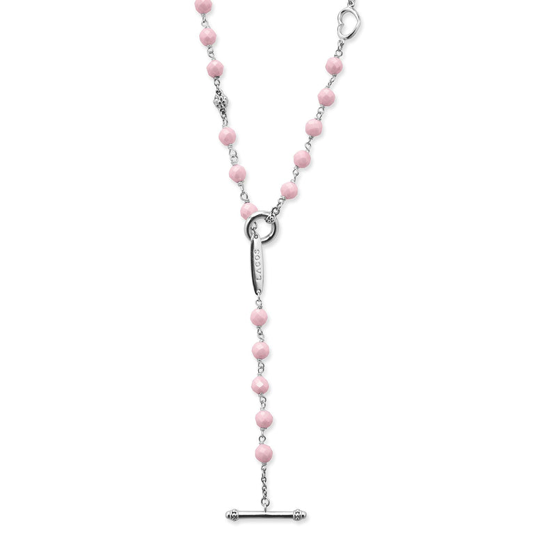 Elegant Pink Ceramic Beaded Necklace for Women | Handmade Boho Chic Jewelry | Perfect for Parties, Weddings & Everyday Wear