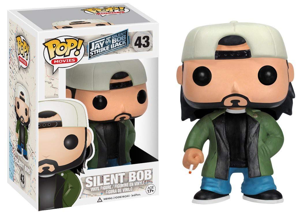 Funko POP Movies Silent Bob Vinyl Collectible Figure - Perfect for Movie Fans, Pop Culture Collectors & Home Office Decor