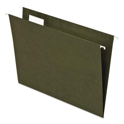 Earthwise by Pendaflex 100% Recycled Colored Hanging File Folders - Letter Size, 25-Pack, Assorted Colors | Eco-Friendly Office Organization for Filing Cabinets & Document Storage