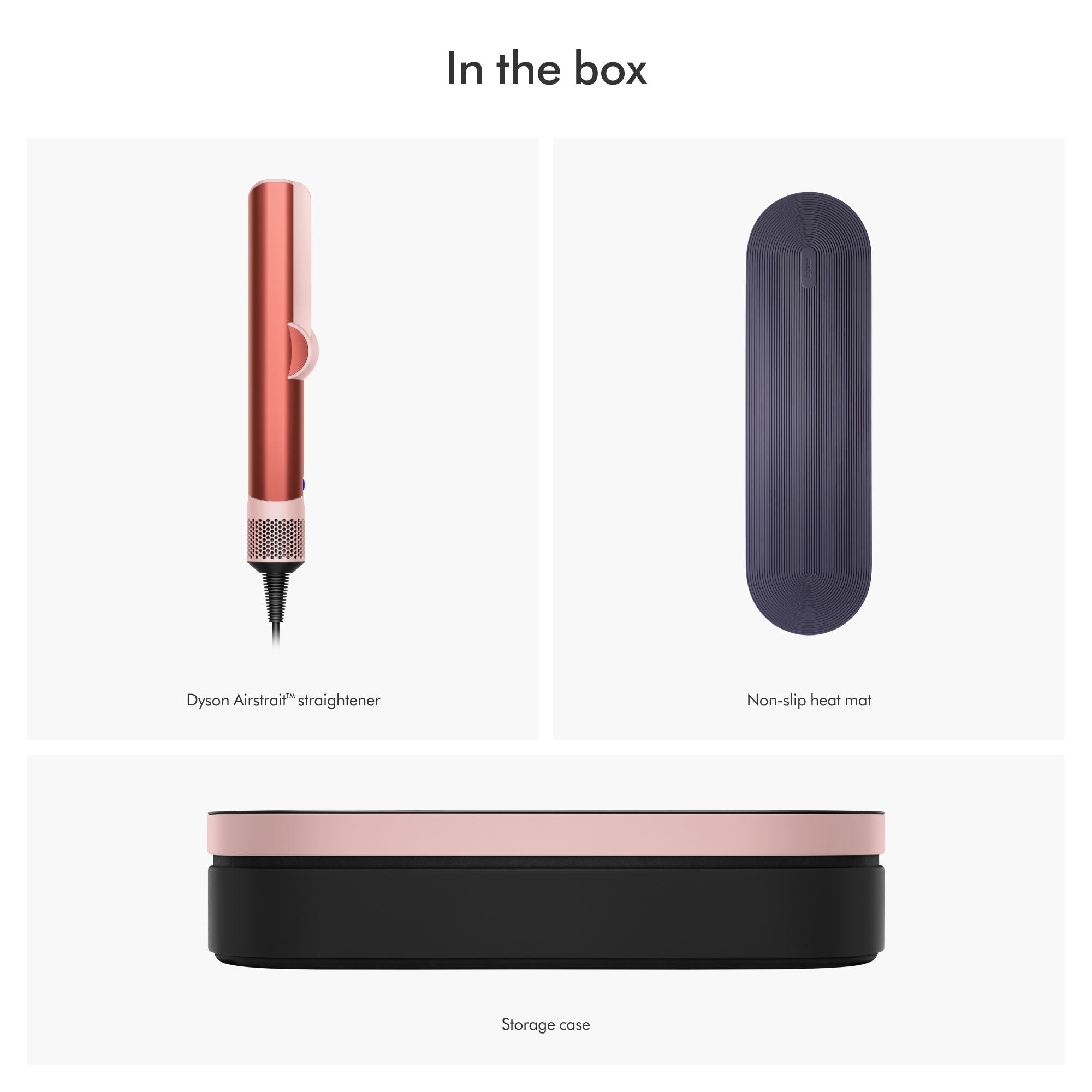 Professional Airstrait Hair Straightener - Ionic Ceramic Flat Iron for Frizz-Free Smoothing - Perfect for Home & Salon Styling