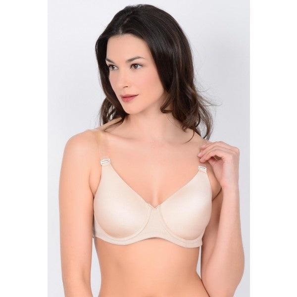 QT 2 Fit U Nude Dance Bra - Seamless Support for Yoga, Ballet & Fitness - Comfortable Sports Bras for Women