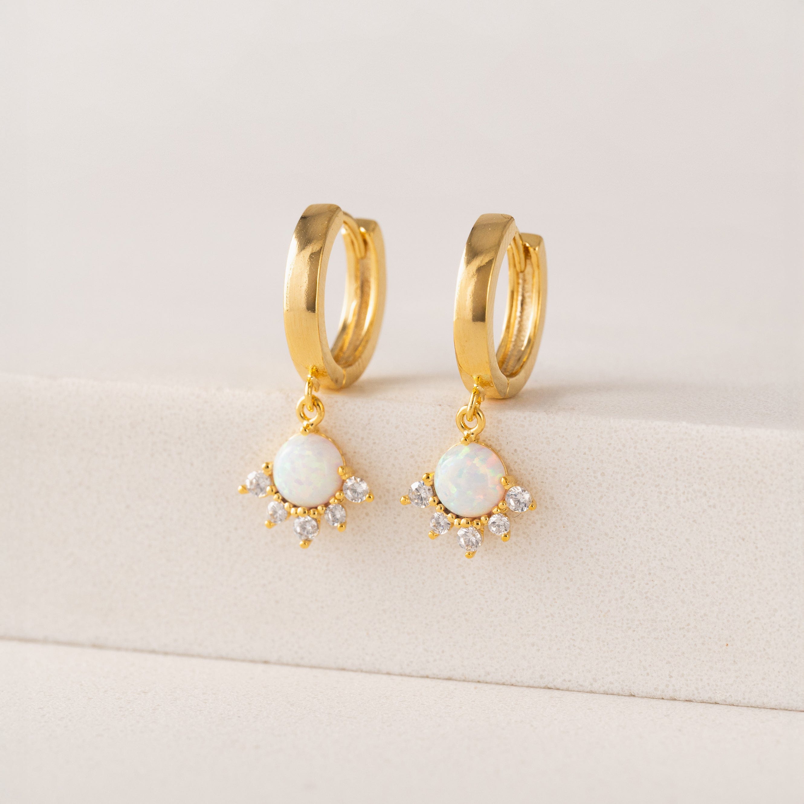 Juno Huggie Hoop Earrings for Women - 14K Gold Plated Small Hoop Earrings - Minimalist Huggie Earrings for Everyday Wear - Perfect for Work, Date Night & Gifts