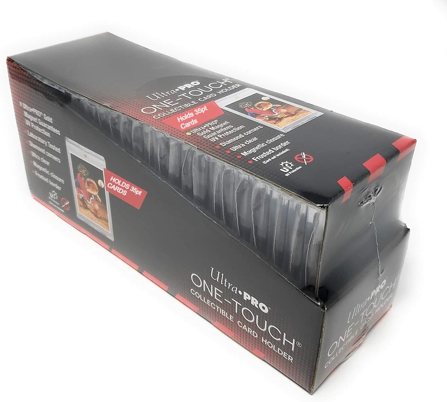 Ultra Pro 35pt Magnetic Card Holder Cases - 25ct Box for Standard Size Cards | Protect & Display Collectible Sports, Baseball Cards & Memorabilia | Durable Storage for Trading Cards, Gaming Cards & Valuable Collections | Perfect for Collectors, Card Shows & Home Displays