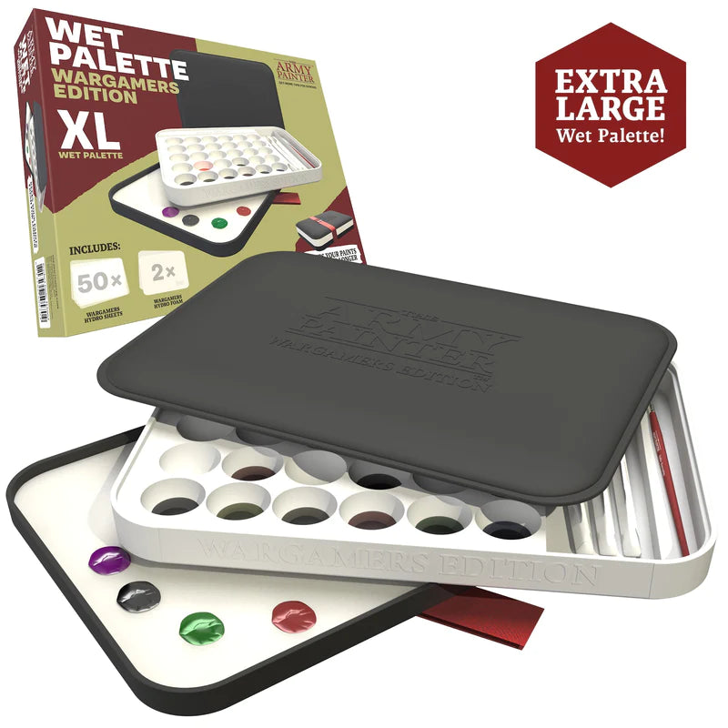 Army Painter Wet Palette Wargamers Edition XL - Premium Miniature Painting Palette for Acrylic Paints - Perfect for Tabletop Gaming, Warhammer, and Miniature Model Painting