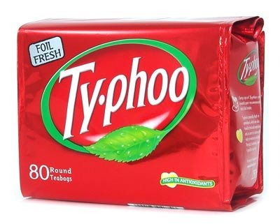 Typhoo Black Tea Bags - 80 Count Pack | Premium English Tea for Breakfast, Afternoon Tea & Relaxation | Perfect for Home, Office & Gifting