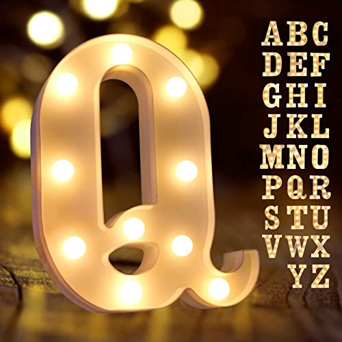 Letter Lights-Q