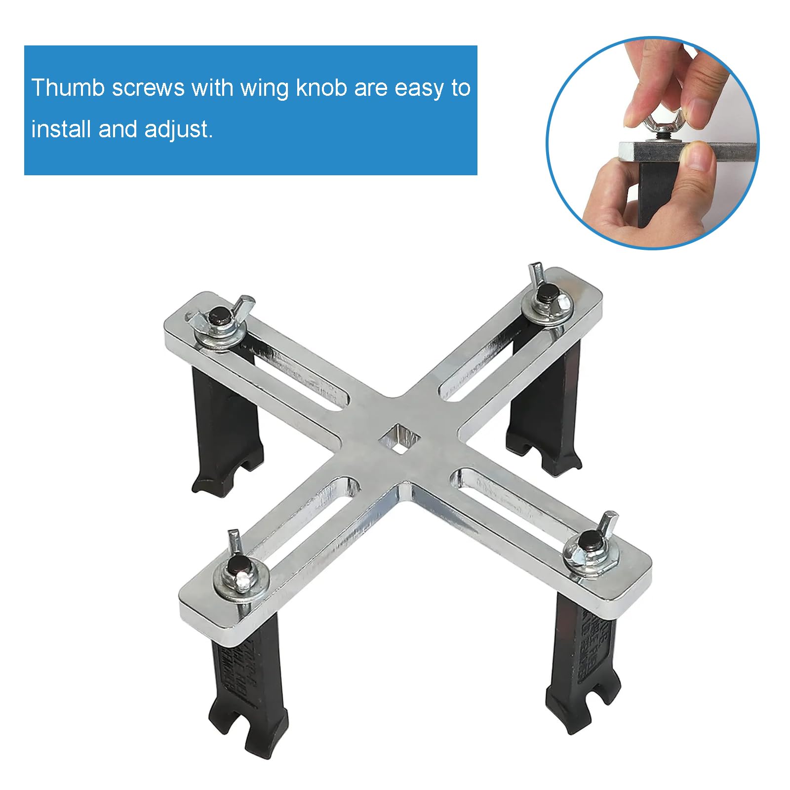 Universal Fuel Pump Removal Tool - Adjustable 4 Jaw Fuel Tank Lock Ring Spanner (2.16