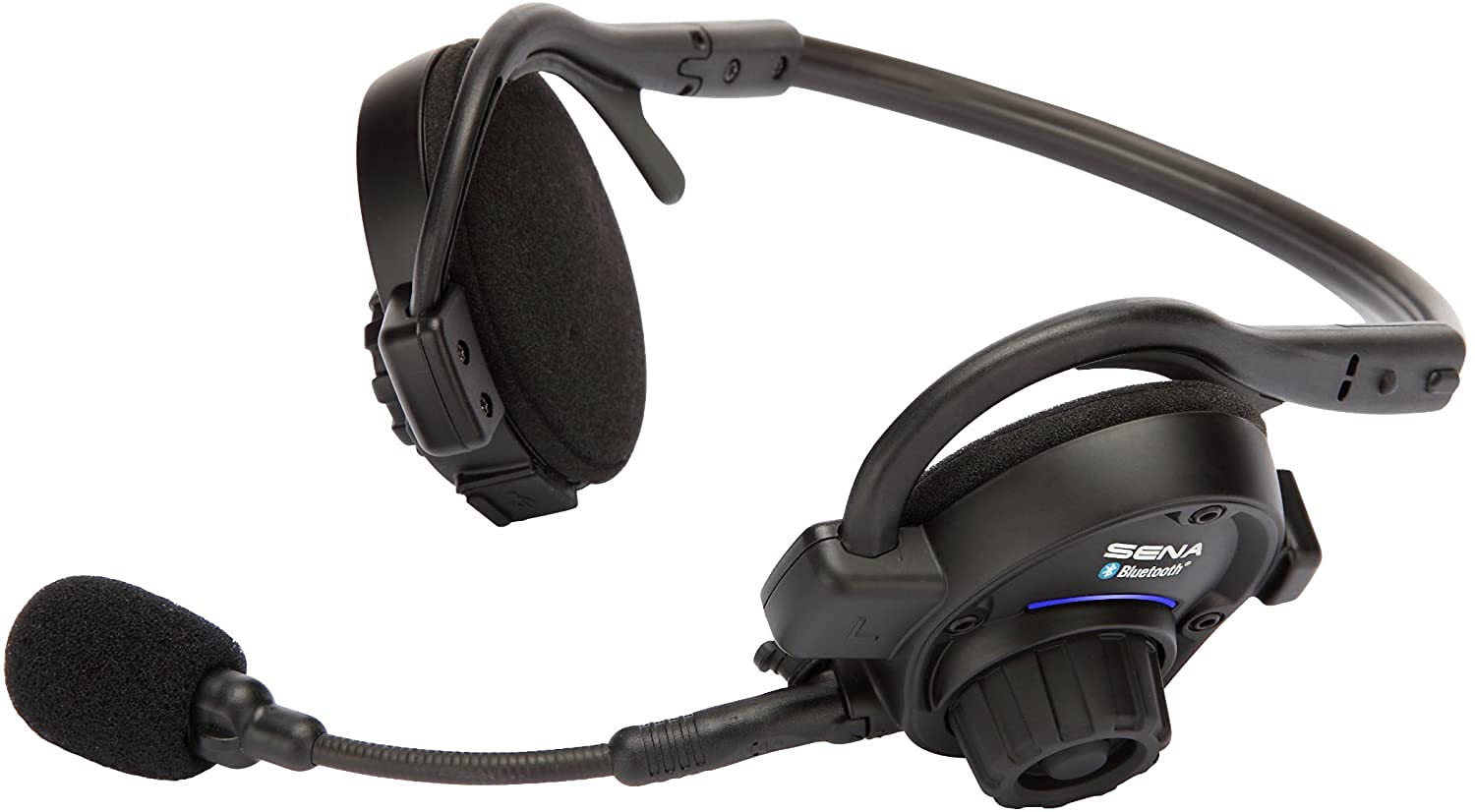 Sena SPH10 Outdoor Sports Bluetooth Stereo Headset with Intercom - Wireless Motorcycle Helmet Communication System for Biking, Cycling & Adventure Riding (Black)