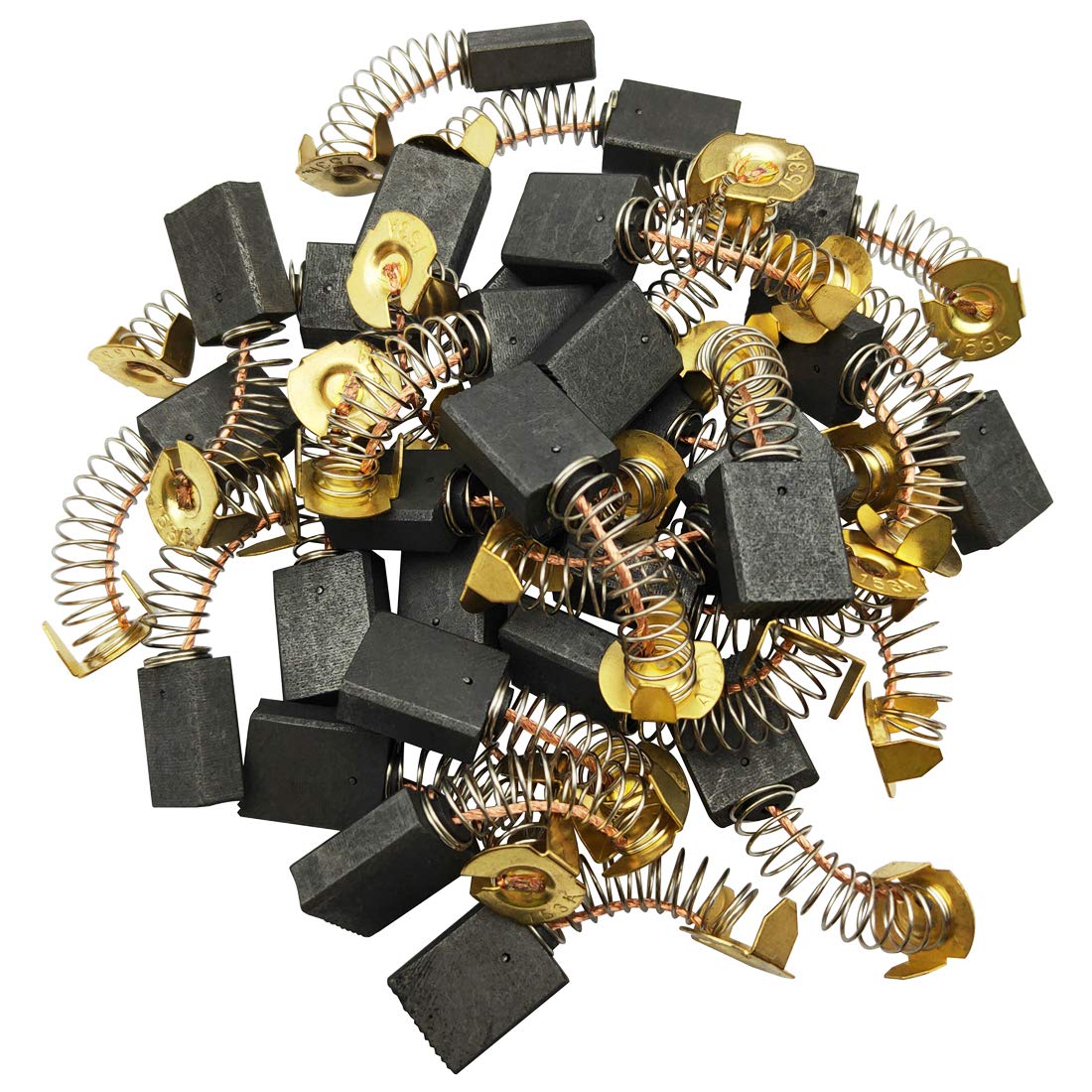 High-Performance Electric Carbon Motor Brushes - 30Pcs Angle Grinder Replacement Kit (6.5x13.5x18mm 153A) for Power Tools Maintenance & Repair | Ideal for DIY Projects, Home Improvement & Professional Workshop Use