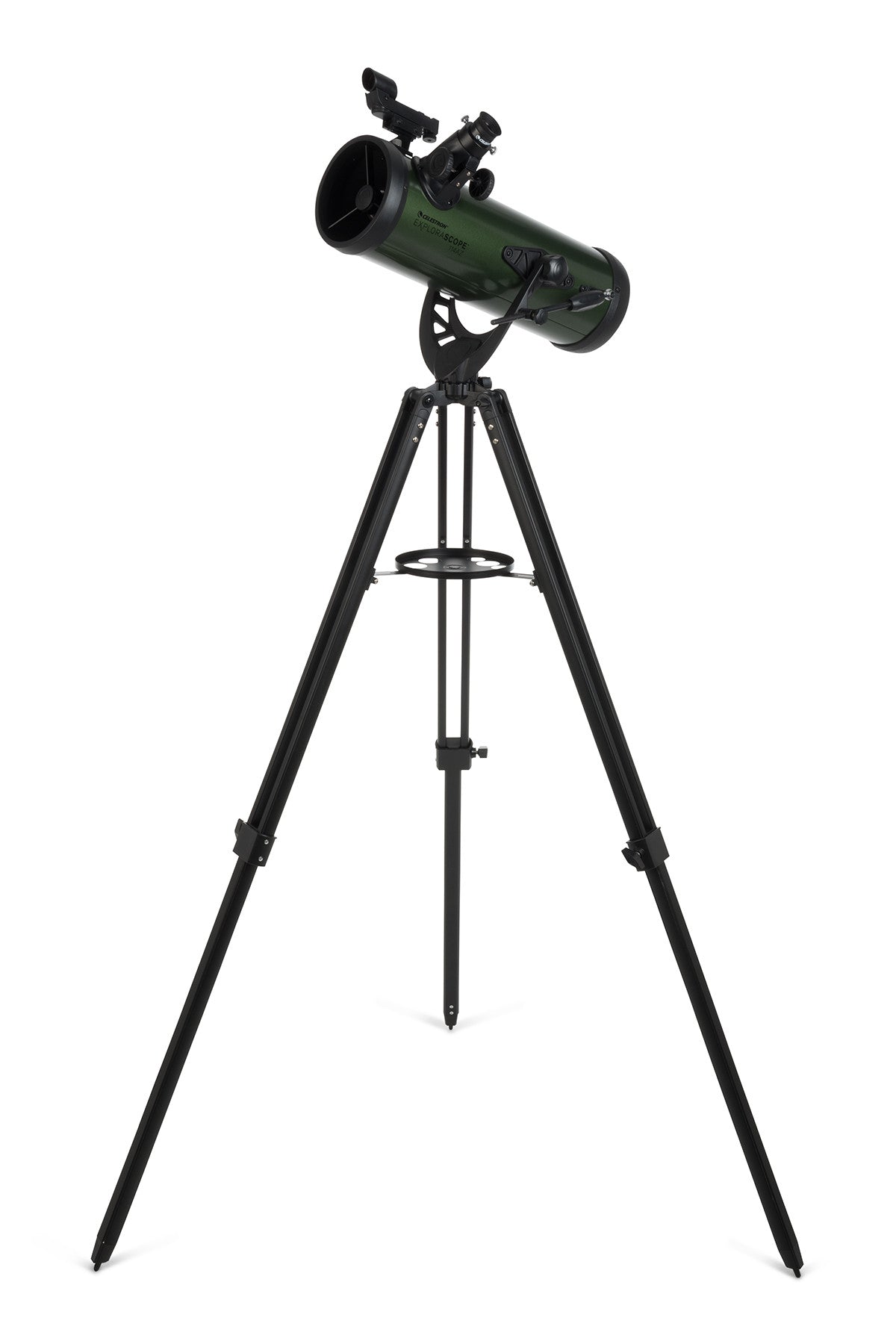 Celestron ExploraScope 114AZ Reflector Telescope - 114mm Aperture for Stargazing, Astronomy Beginners & Night Sky Observation | Portable Design for Backyard & Outdoor Adventures