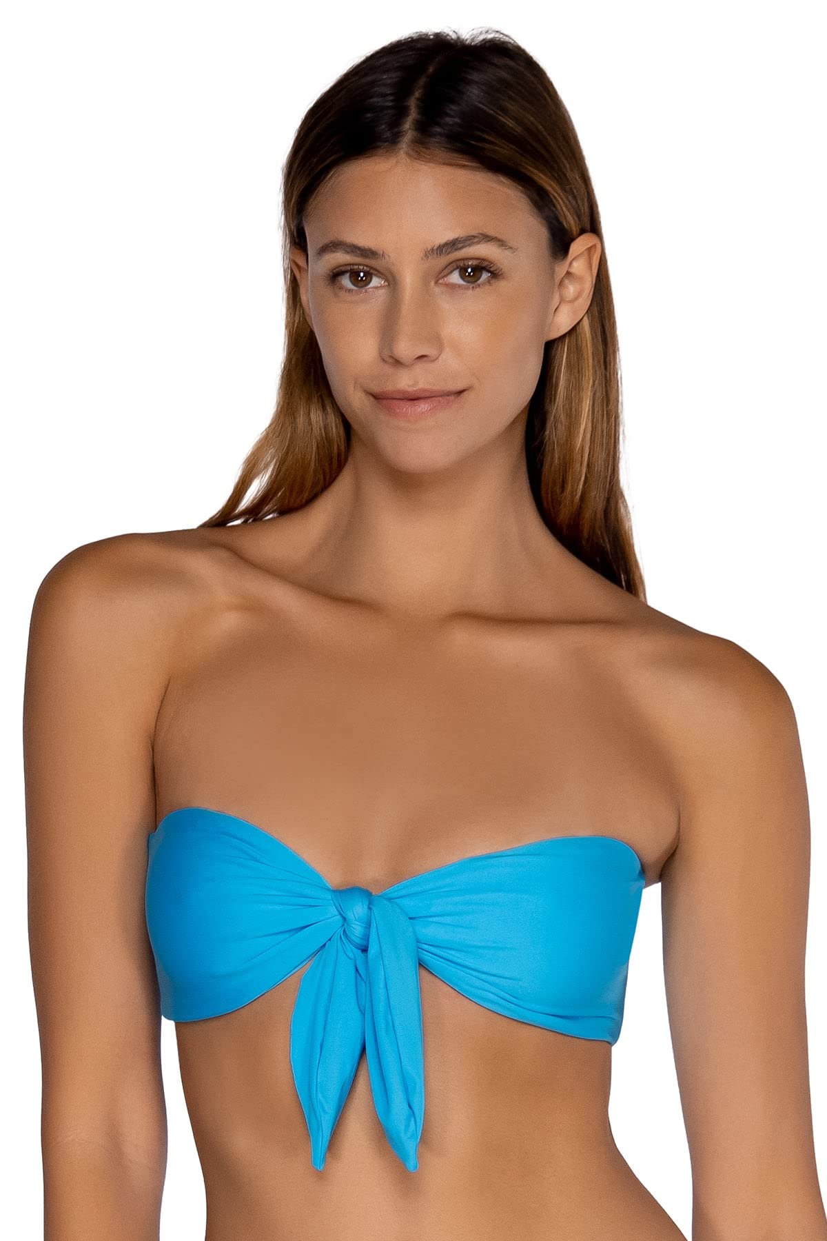 Elizabeth Turner Evelyn Women's Swimsuit Bandeau Bikini Top - Sexy Push Up Bathing Suit for Beach & Pool Party | Summer Vacation Swimwear